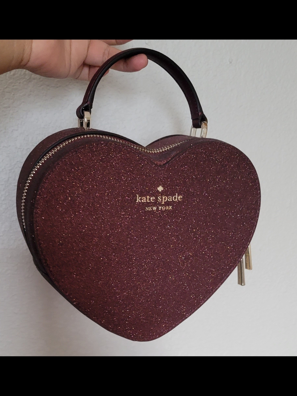 Brand New Kate Spade Love Shack crossbody bag with sparkly heart - Picture 3 of 4